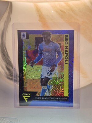 2021-22 Panini Chronicles Flux Andre-Frank Zambo Anguissa  FOTL Blue Wave 11/16
