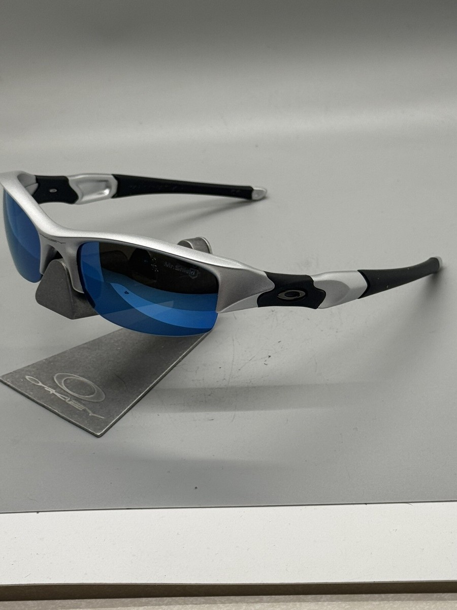 OAKLEY FLAK JACKET TITANIUMクリアレンズ シルバー系 New Oakley Flak Jacket 1.0 Silver w/Titanium Clear Asian Fit