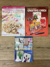 3 PAPER CRAFT Books-Fun With Paper Crafts, Easy to make greeting cards...