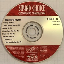 SOUND CHOICE CUSTOM KARAOKE - PARTY DISC - AC/DC, DOORS, GRATEFUL DEAD