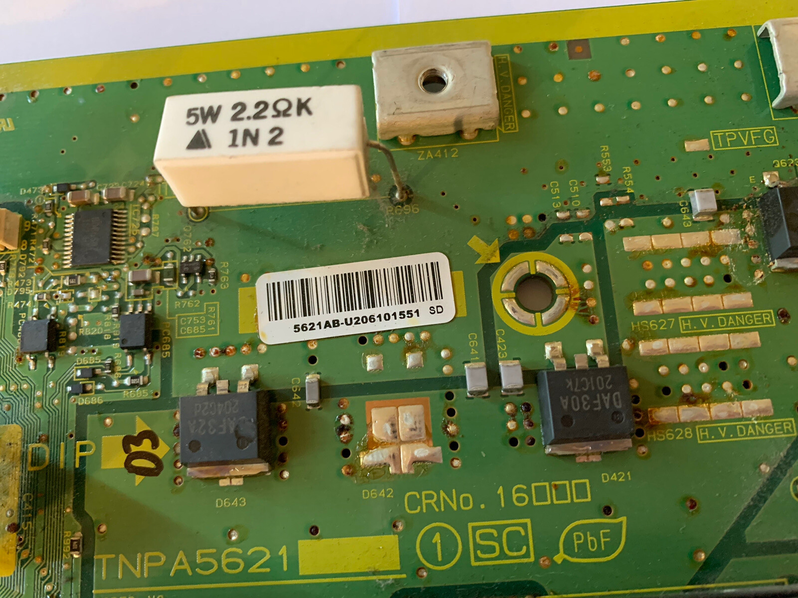 PANASONIC TC-P50UT50 SC BOARD TNPA5621 | eBay