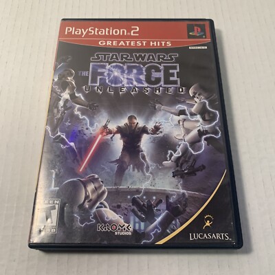Star Wars The Force Unleashed (PlayStation 2, 2008) *CIB, Tested & Working*