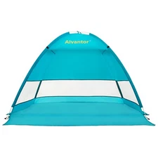 Beach Tent Sun Shelter - Portable Sun Shade Instant Tent for Beach +Carrying Bag