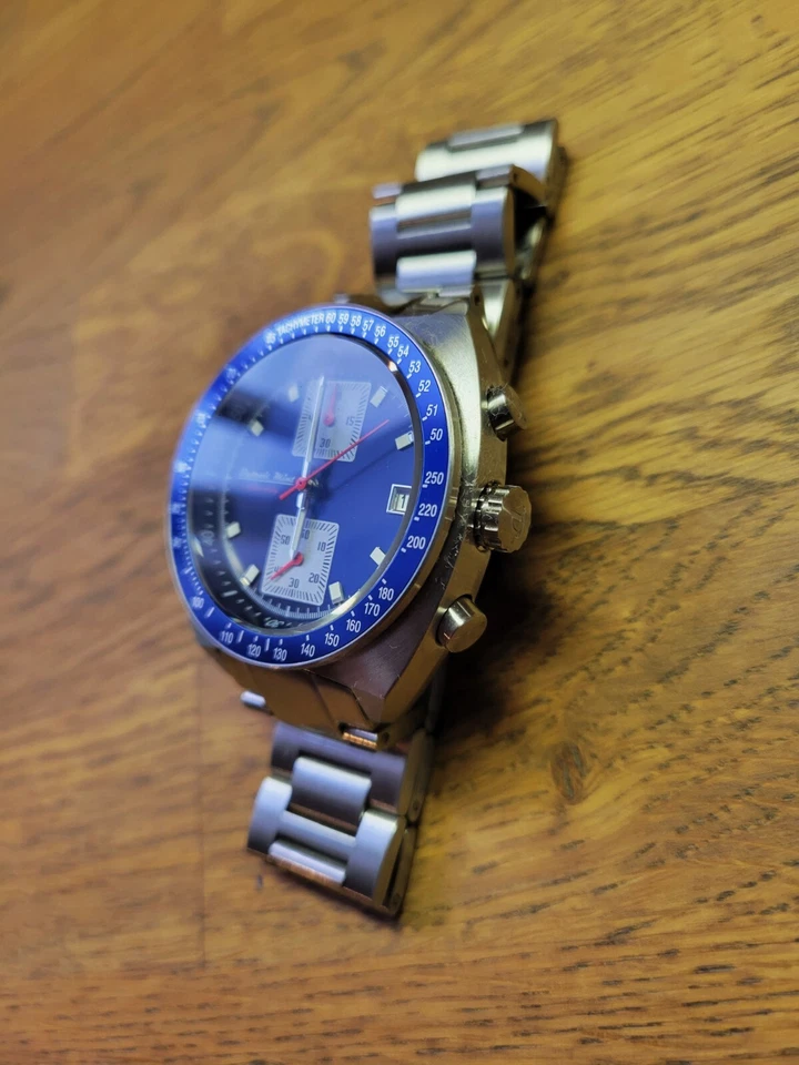 Detroit Mint Speedy Seiko Instraments VK61 синий циферблат Kakumei - Изображение 2 из 4