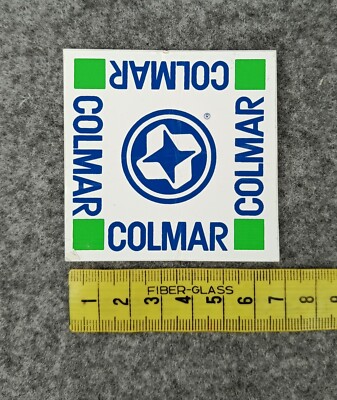 Autocollant Colmar Ski Sticker Vintage Années 80 Original