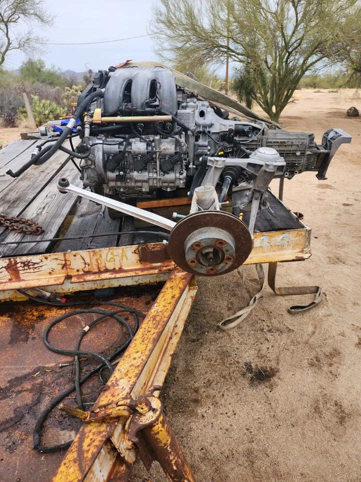 2000 PORSCHE BOXSTER ENGINE & TRANS. - Image 3 of 4