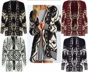 aztec style cardigan