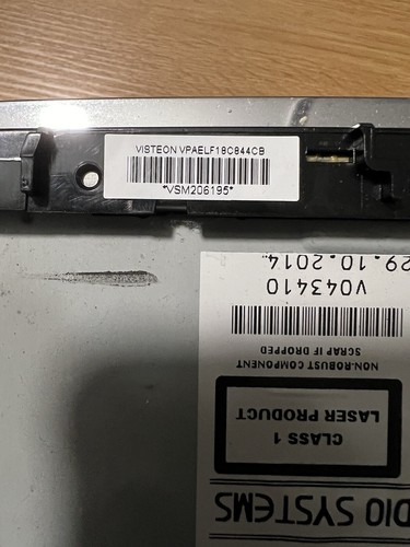 FORD GALAXY MK3 2010 - 2014 CD PLAYER STEREO HEAD UNIT BS7T-18C815-AH - Picture 4 of 6