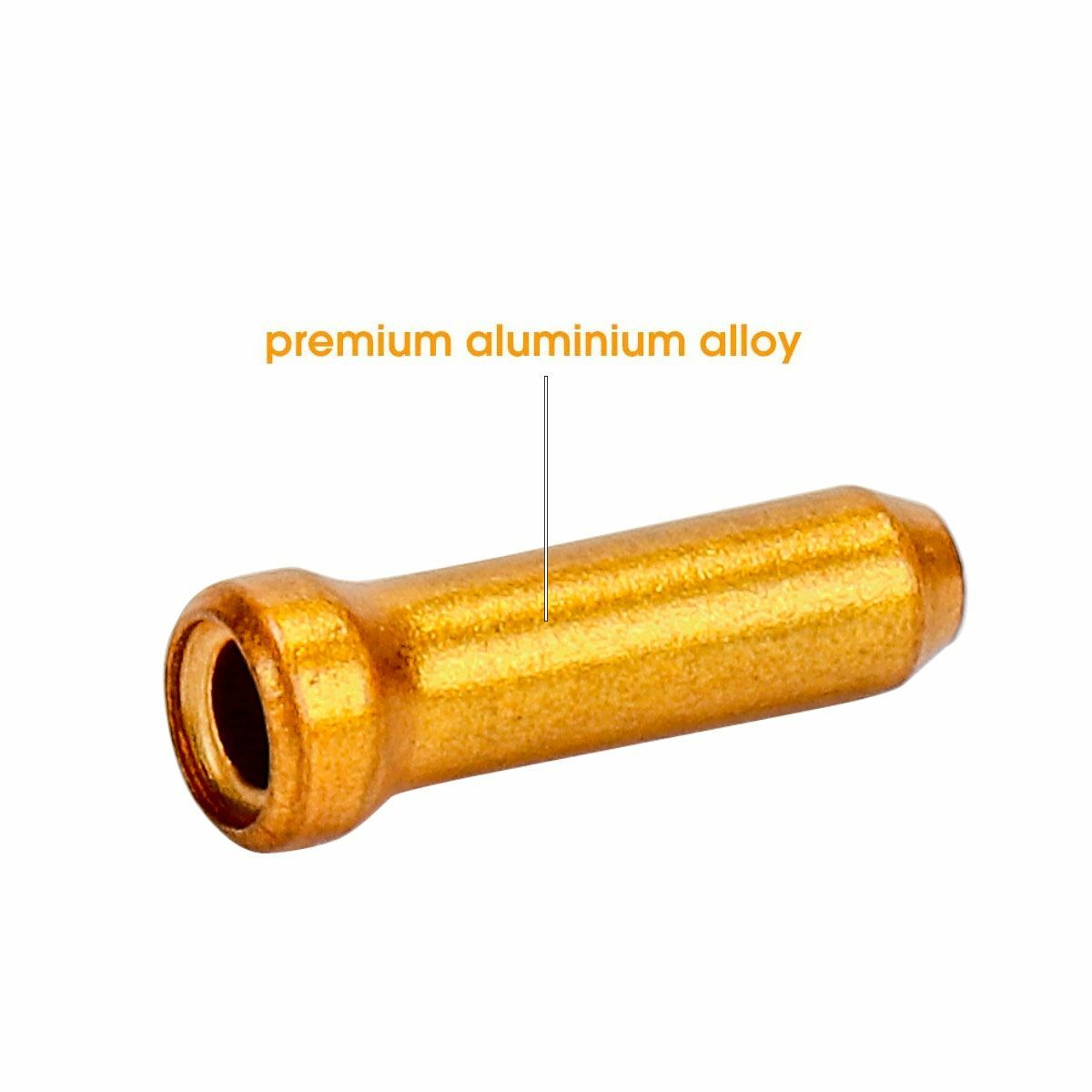 100Pcs Bicycle Wire End Caps Bike Cable Brake Derailleur Shifter Tips