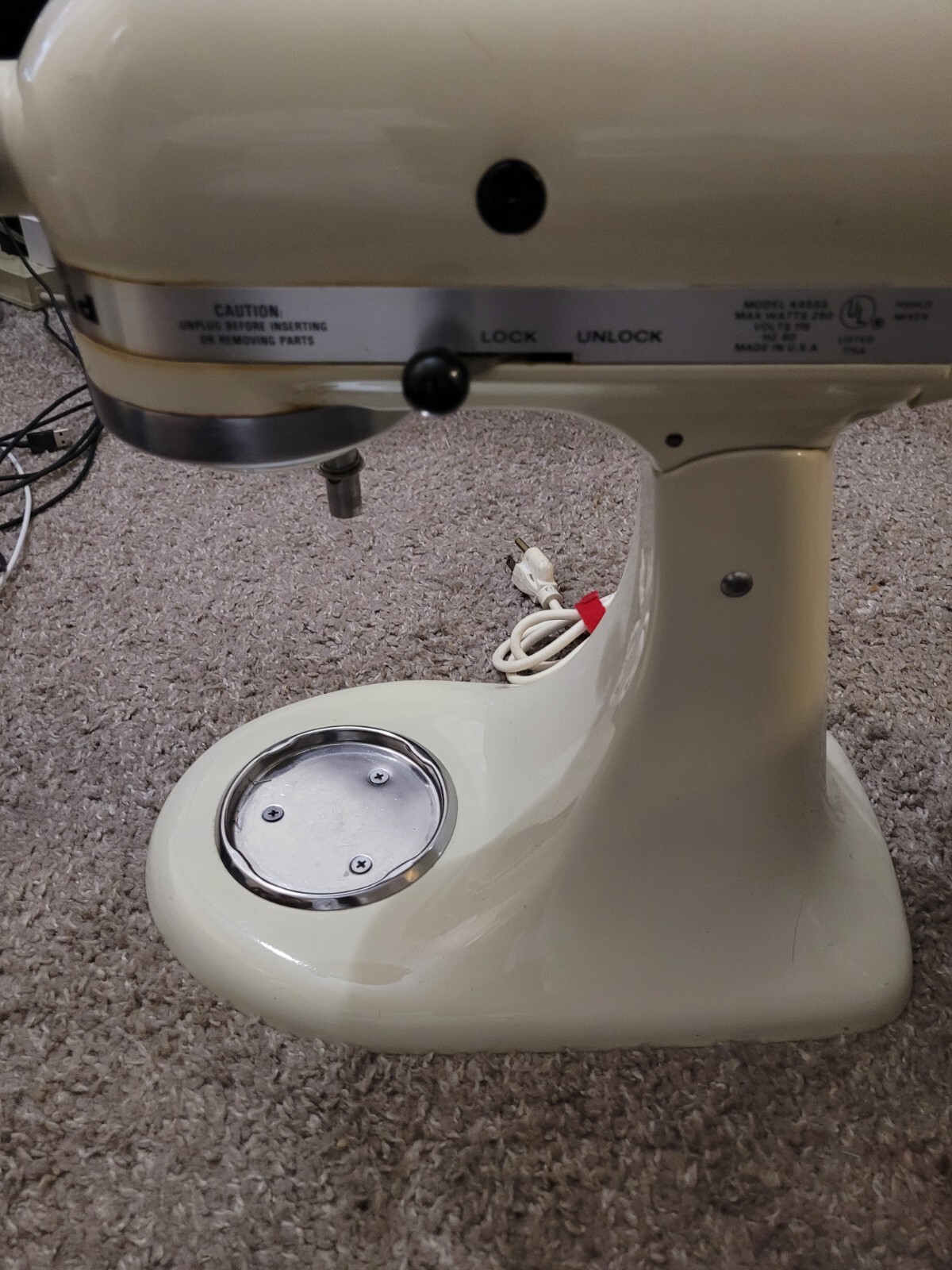 Vintage KitchenAid HOBART Lift Stand Mixer, Model K45SS, 10 Speed w