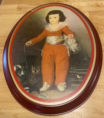 Vtg NOS Ohio Art Museum Masters Plaque Don Manuel Osorio De Zuniga 1974 Goya 