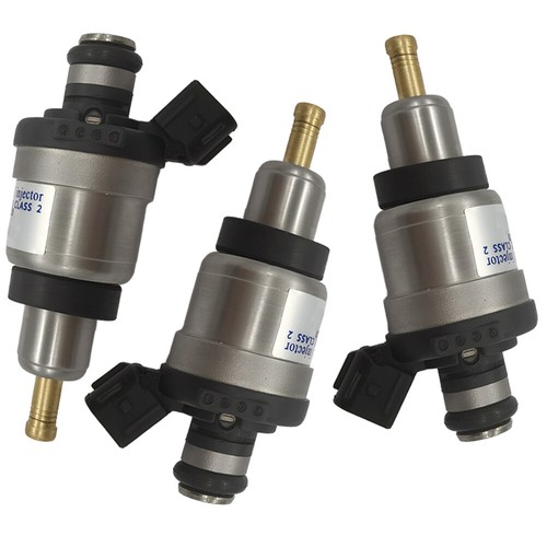 Set Of 3 Orange Fuel Injector Gas System Class 2 LPG CNG 67R 010092 