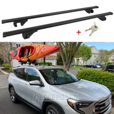 For GMC Terrain Roof Rack Crossbars Luggage Cargo Kayak Bike Carriers w/ Locks