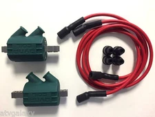 Dynatek Dyna Ignition Coils 3 ohm Dual Output DC1-1 Red 7mm Wires DW-300
