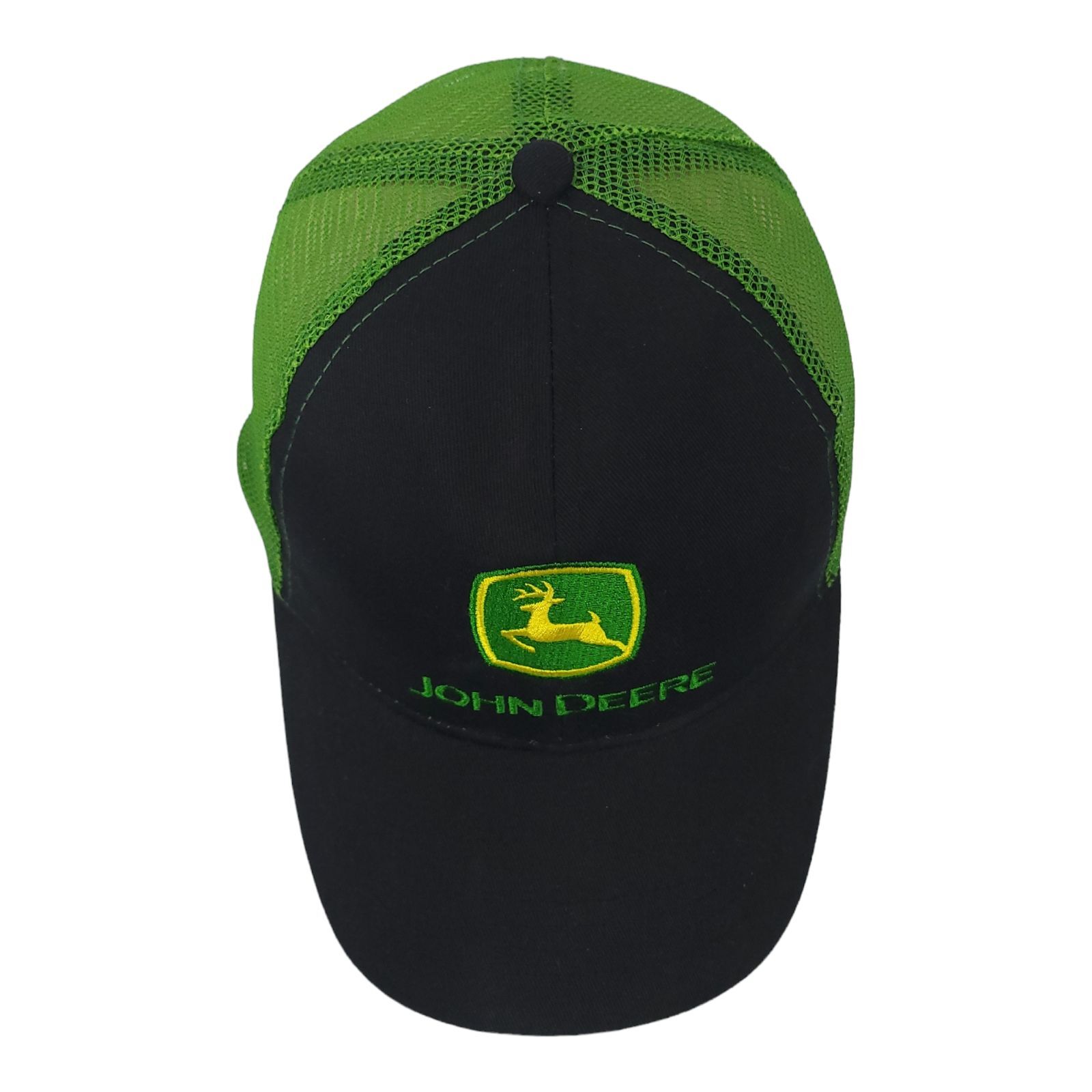 John Deere Mesh Patch Logo Strapback Cap Trucker … - image 12