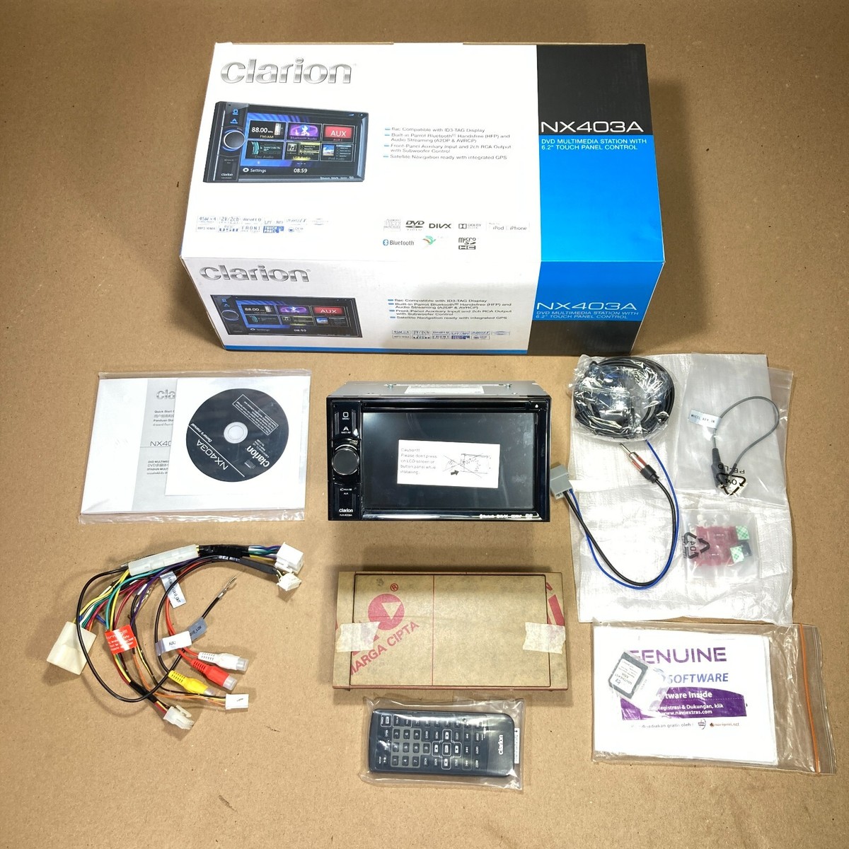 Clarion NX403A 6.2” Head Unit Car Navigation DVD Multimedia | eBay