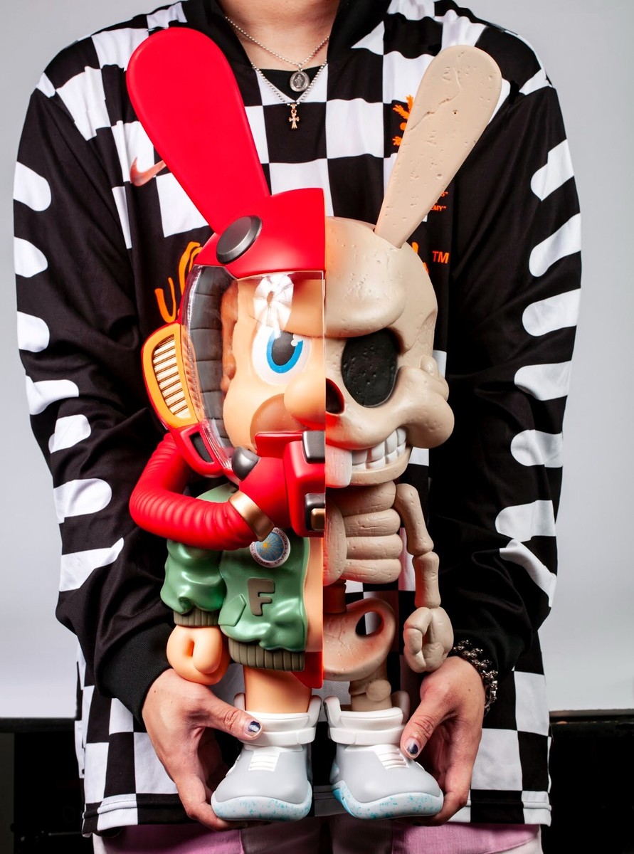 mighty jaxx fools paradise フィギュア KAWS In-Stock】 Fools Paradise Earthman Rabbit Skeleton XXRay