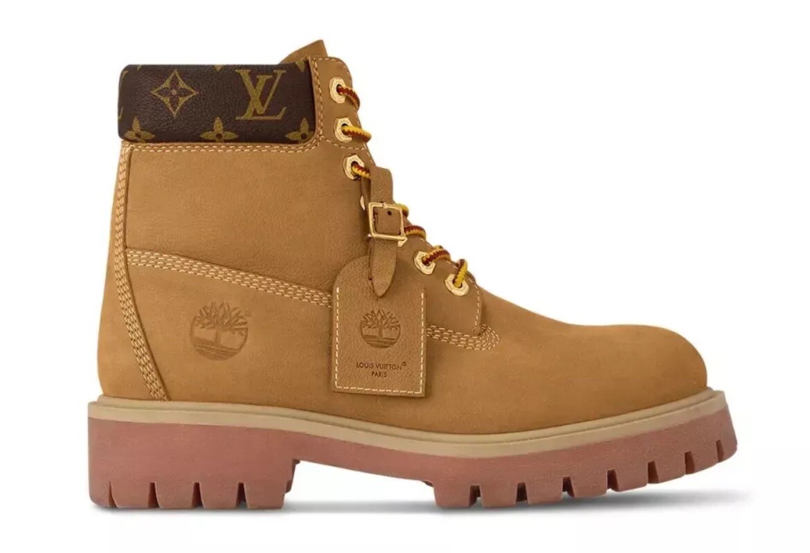 Louis Vuitton x Timberland Ankle Boot Beige Size 11 (1AD753 Louis Vuitton x Timberland Ankle Boot Beige Size 11 (1AD753