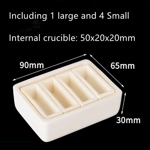 99% Alumina Crucible High Temperature Resistance Corundum Crucible Set For Lab - 第 10/39 張圖片
