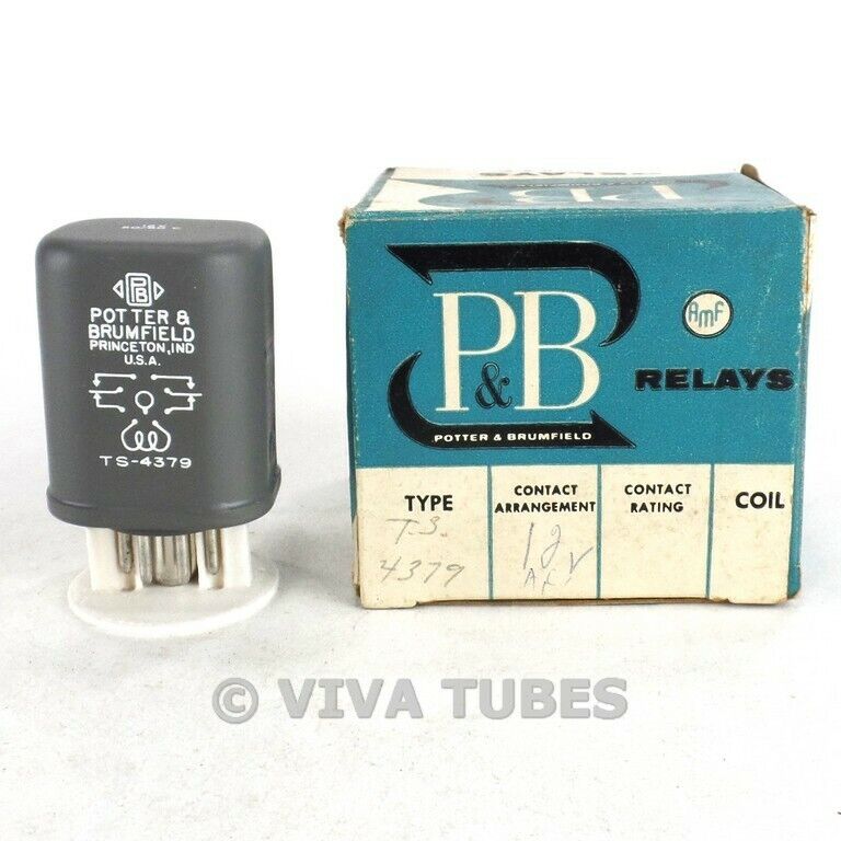NOS Limited Special Price NIB Vintage Potter Brumfield Type 12V Relay 60C We OFFer at cheap prices TS-4379 50