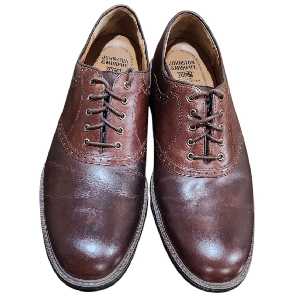 SAOLA Scarpe Oxford da uomo Johnston & Murphy 10M XC4 impermeabili in pelle di pecora