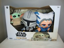 Star Wars Plush The Mandalorian Grogu Ahsoka Stuffed Toy Set Series Jedi Kawaii