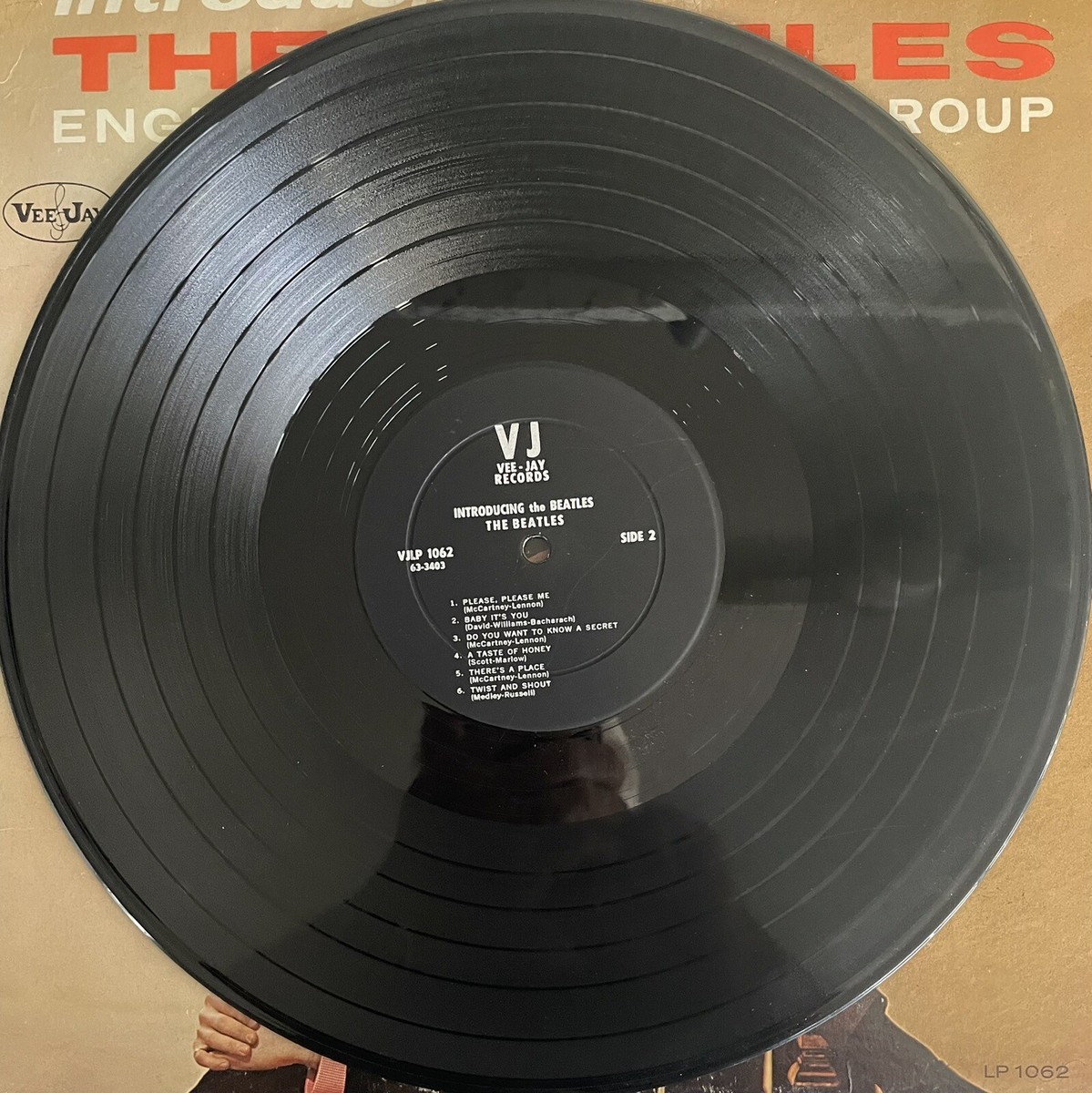 THE BEATLES LP 'INTRODUCING' VJLP 1062 VINTAGE! RARE! 63-3403