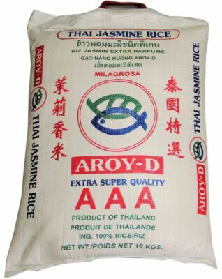 [10kg] AROY-D Thai Jasmin-Reis AAAQuality Thai Hom Mali Jasmine Rice