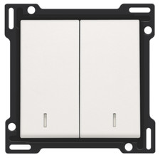 20 x NIKO sets de finition interrupteur double allum/va-et-vient   101-61507