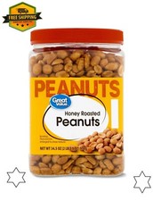 34.5 oz Great Value Honey Roasted Peanuts