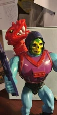 Vintage DRAGON BLASTER SKELETOR Action Figure He-Man MOTU Mattel 1981 With Sword