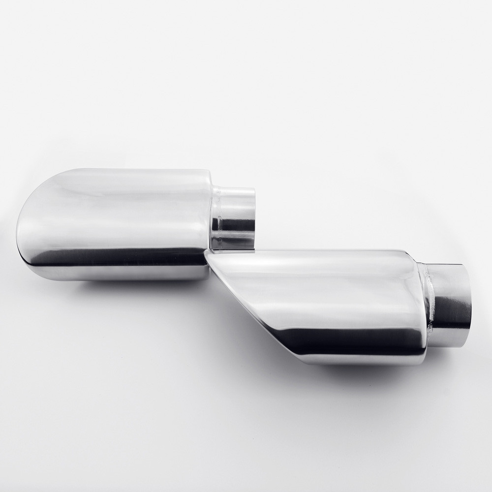 2.5" 63mm 5" X 8" Oval X 18" O/O Profusion 304 Stainless Steel Exhaust - Foto 4