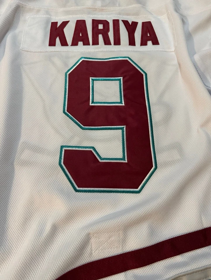 Camiseta deportiva Paul Kariya Anaheim Mighty Ducks CCM Throwback Away (tallas para hombre) Foto 3 de 4