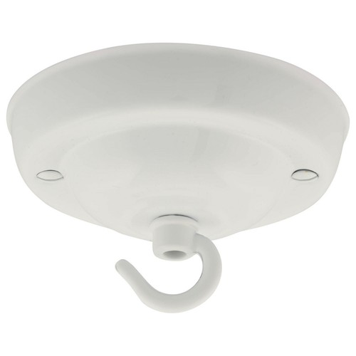 ElekTek Ceiling Pendant Rose Hook Light Fitting 108mm Dia. Choose