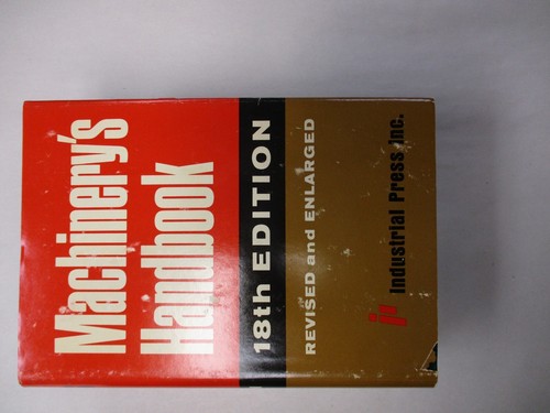 Machinery's Handbook - Eighteenth Edition Vintage 1968 by Industrial Press NEW! - Picture 5 of 10