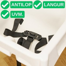 3 Punkt Gurtsystem Kinderhochstuhl Kindersicherheitsgurt Stuhl Baby Tisch Gurt