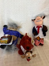Infamous Meanie Democrats Donkeyng Bull Clinton 8" Plush Soft Toy Stuffed Animal