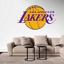 BasketBall Team Logo Lakers Sticker - Wall Decal