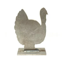 AR500 Turkey Silhouette Animal Steel Knock-Over Target 12”X 8”X 3/8”
