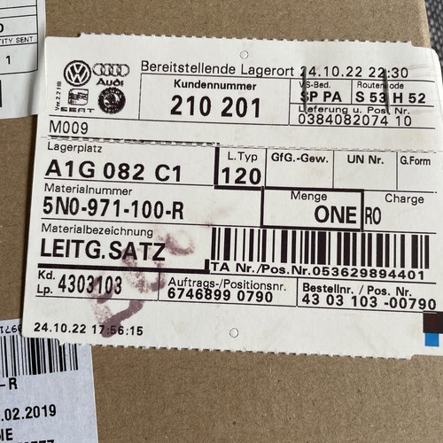 GENUINE NEW Volkswagen Roof Wiring Harness 5N0971100R - Picture 5 of 7