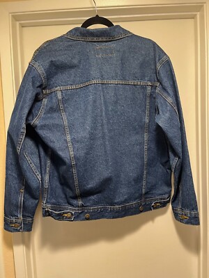 Brand New Wrangler Rugged Wear Indigo Denim Jacket - Size M Brand New Wrangler Rugged Wear Indigo Denim Jacket - Size M