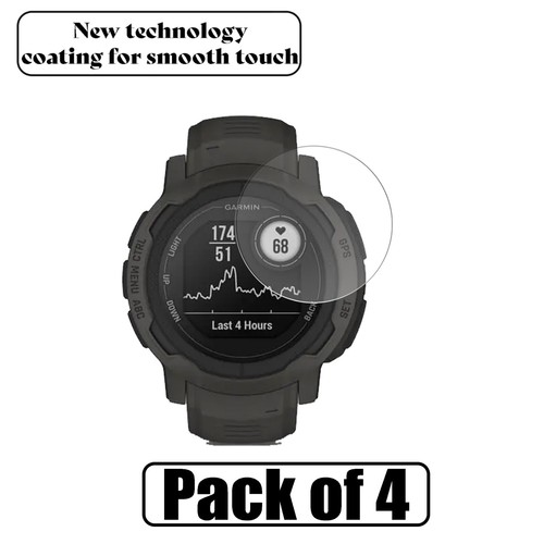 Screen Protector For Garmin Instinct 2 - Clear Hydrogel Cover - Picture 3 of 3