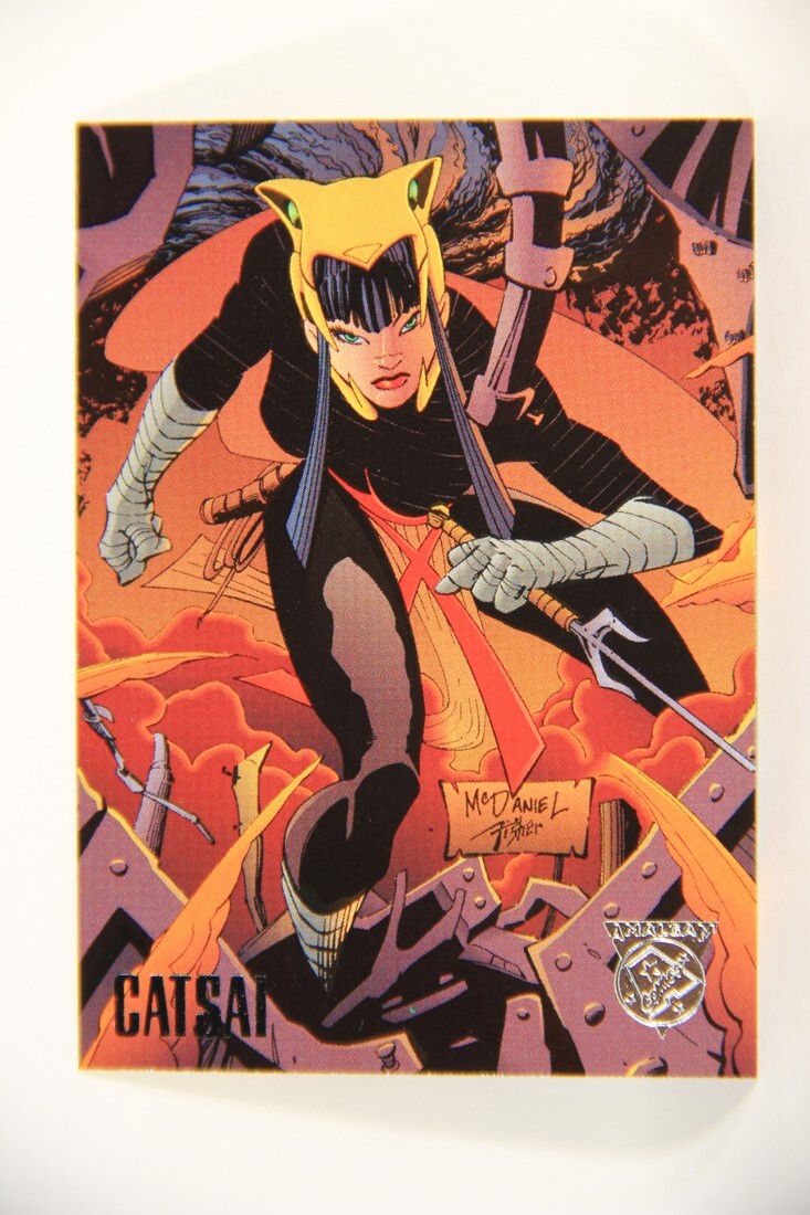 Amalgam Comics 1996 Marvel DC Trading Card #34 Catsai