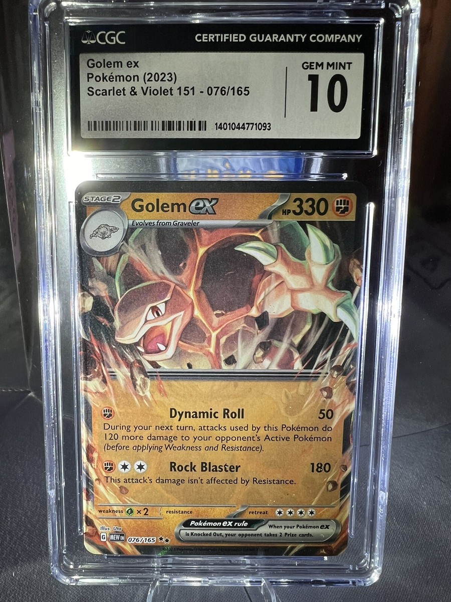 Golem ex 076/165 Holo / S&V 151 / CGC 10 Gem Mint | eBay