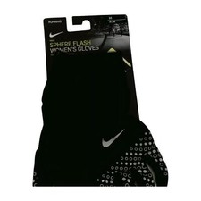 Nike Women's Printed Sphere 360 Running Sports Gloves Black Medium