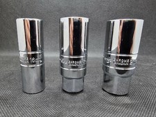 Vigor by Hazet - 3-tlg Zündkerzen Steckschlüssel 1/2 3/8"  Satz Set 16 18 21 mm