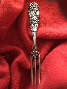 Blackberry by Tiffany and Co Sterling Strawberry Fork 4"