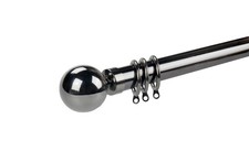 Metal Curtain Poles Pole Track Rail  HEAVY DUTY EXTRA LARGE 28mm Diamater Athena