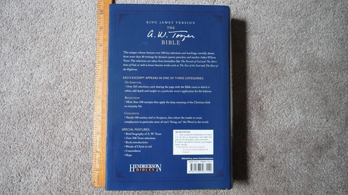 The A.W. Tozer Bible - KJV by A. W. Tozer (2012, Hardcover) - Imagen 2 de 3