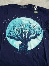 zbox Tshirt M medium Free gift + loot crate new tags glow dark harry potter tree
